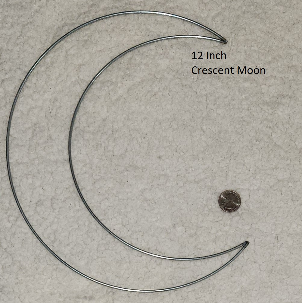 Custom Crescent Moon Sizes