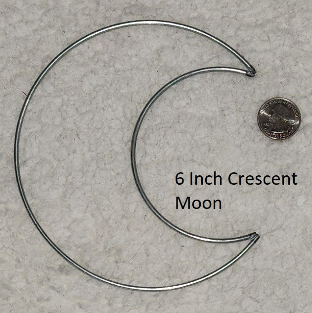 Custom Crescent Moon Sizes